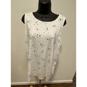 St. John’s Bay Womens Size XL  Tank Top Sleeveless Gathers In The Back